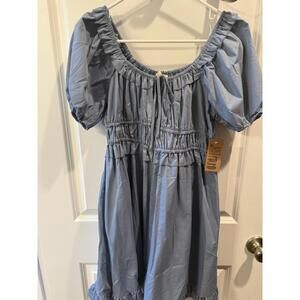 Just Found Blue Milkmaid Dress L